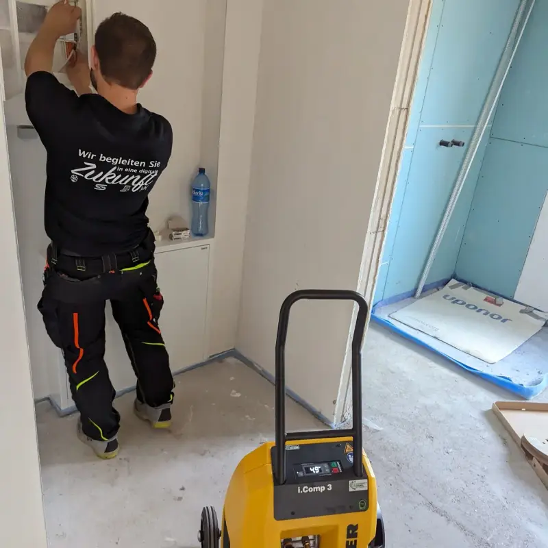 Professionelle LWL Installation